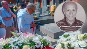 Funeral del padre trinitario Felipe Alonso Bajo en la parroquia de Aluche