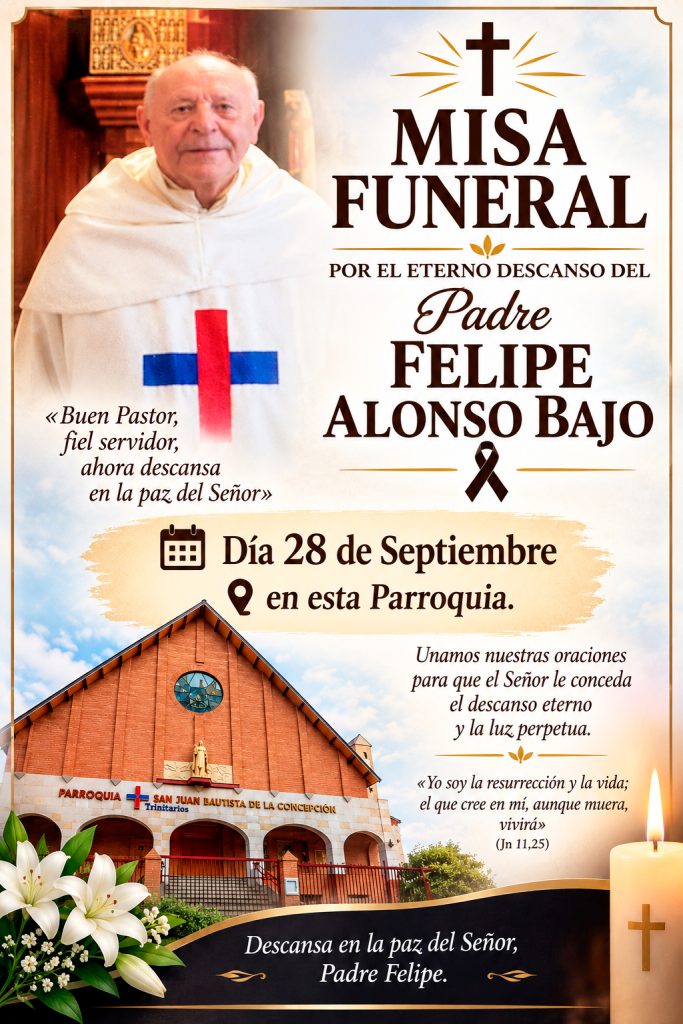 misa funeral P. Felipe Alonso Bajo Parroquia Aluche