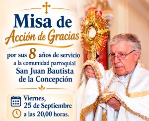 misa acción de gracias P. Domingo Conesa parroquia Aluche Madrid