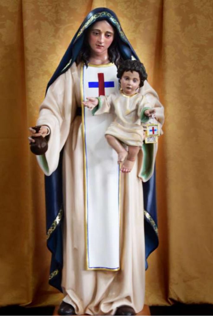 nueva imagen Nuestra Señora del Remedio Parroquia San Juan Bautista de la Concepción Madrid Aluche