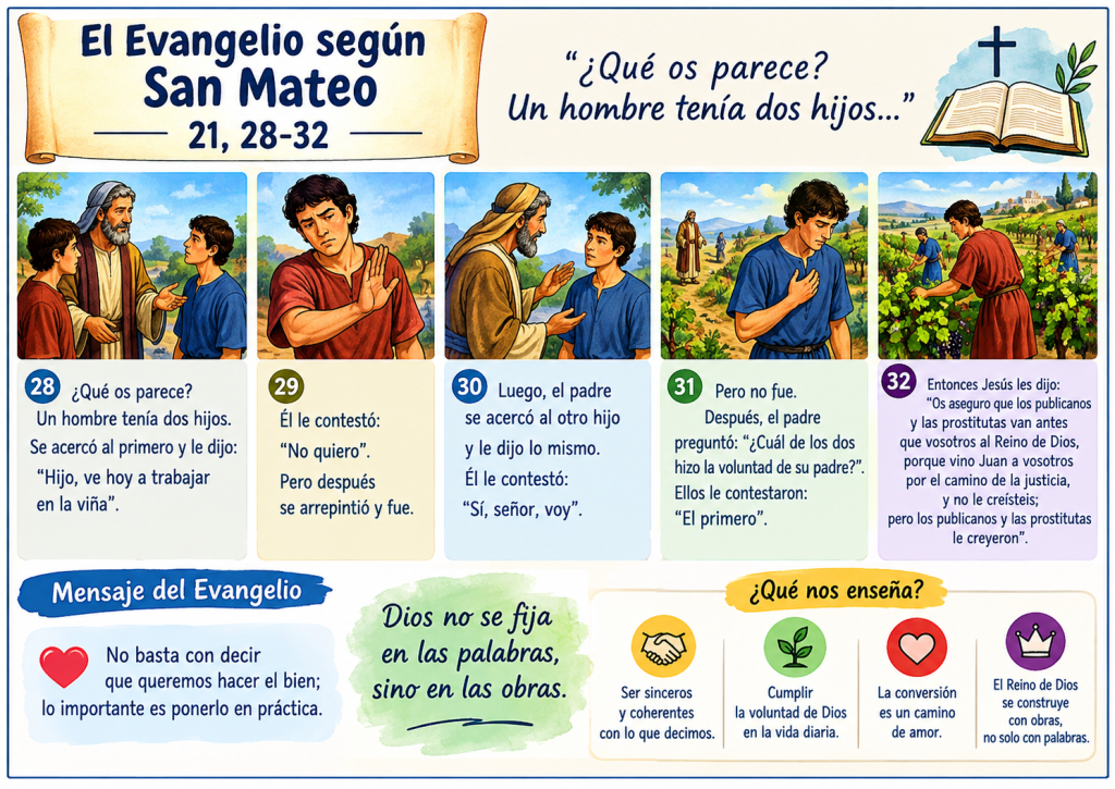 evangelio 27 septiembre 2026 domingo xxvi del tiempo ordinario